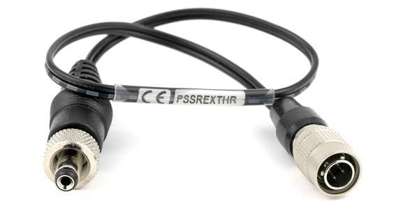 Lectrosonics PSSREXTHR Power Cable 12" Hirose 4-PIN to LZR Locking Plug