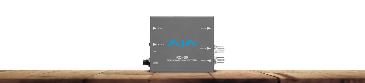 AJA ROI-DP DisplayPort to SDI with Region of Interest Scaling and DP Loop Through