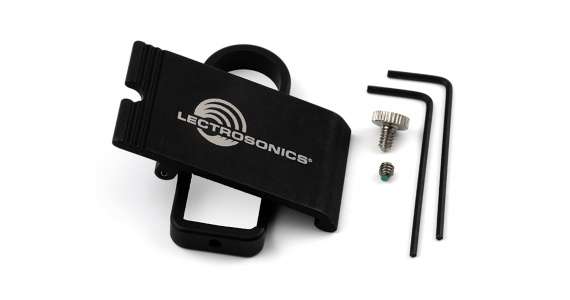 Lectrosonics SMWBBCUPSL Spring Loaded Belt Clip for SMWB Transmitter; Antenna Up