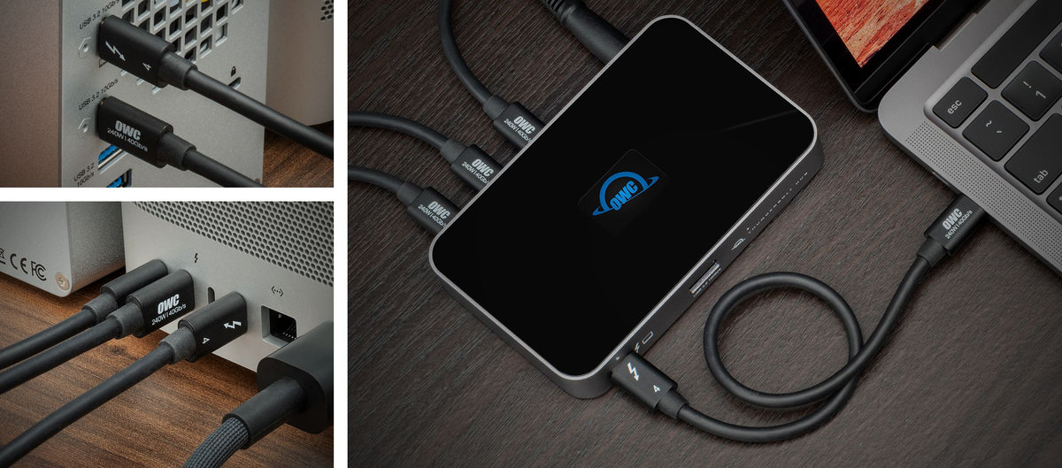2.0M (78") OWC Thunderbolt 4 (USB-C) Cable