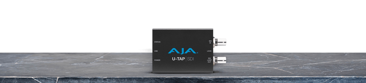 AJA U-TAP-SDI HD/SD USB 3.0 Capture Device for Mac/Windows/Linux with 3G-SDI Input, Bus Powered, No Driver Software Necessary