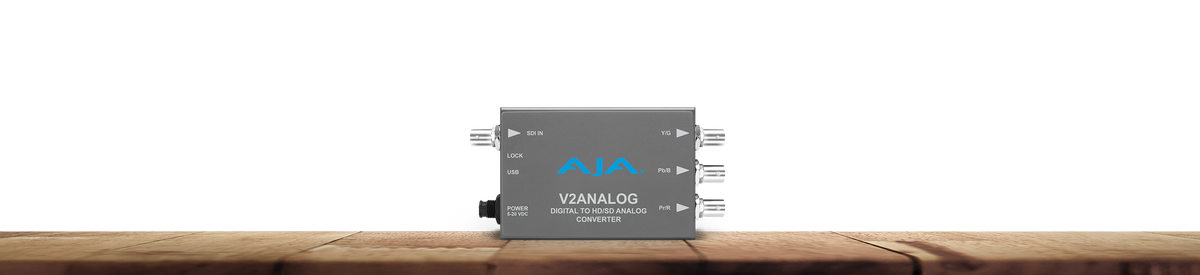 AJA V2Analog Digital Video to Analog, HD/SD