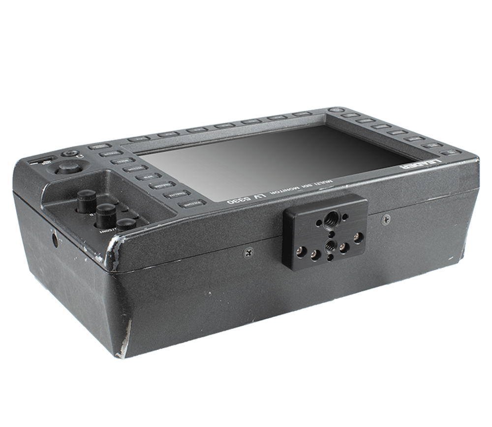 Upgrade Innovations Leader LV Non-Twist Mounting Plate to 1/4" Pin-Loc 15mm Spud - 2.5"