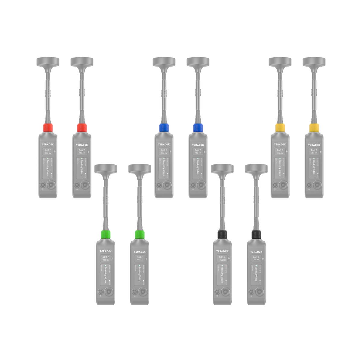 Teradek Bolt 7 Basic Color Band Set