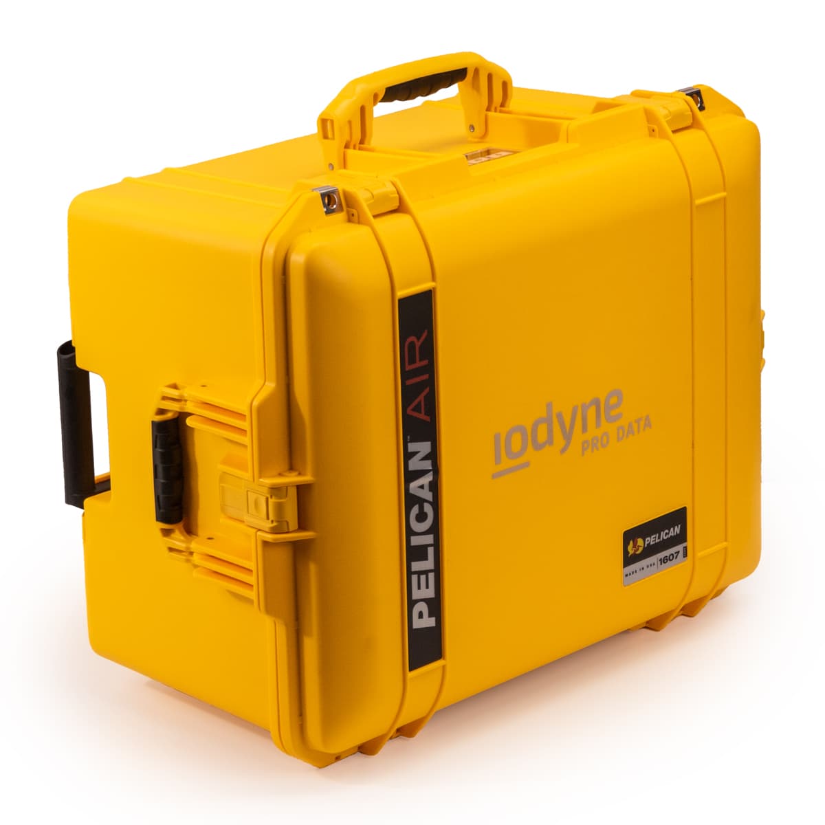 Iodyne Hard Case For 3x Pro Data, 2x 16" MacBook Pros and Accessories (Yellow)