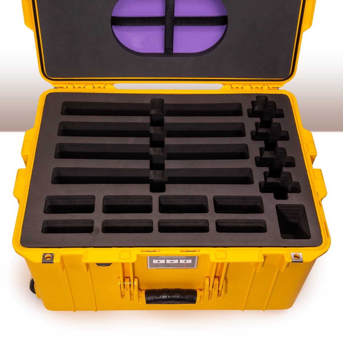 Iodyne Hard Case For 4x Pro Data and Accessories (Yellow)