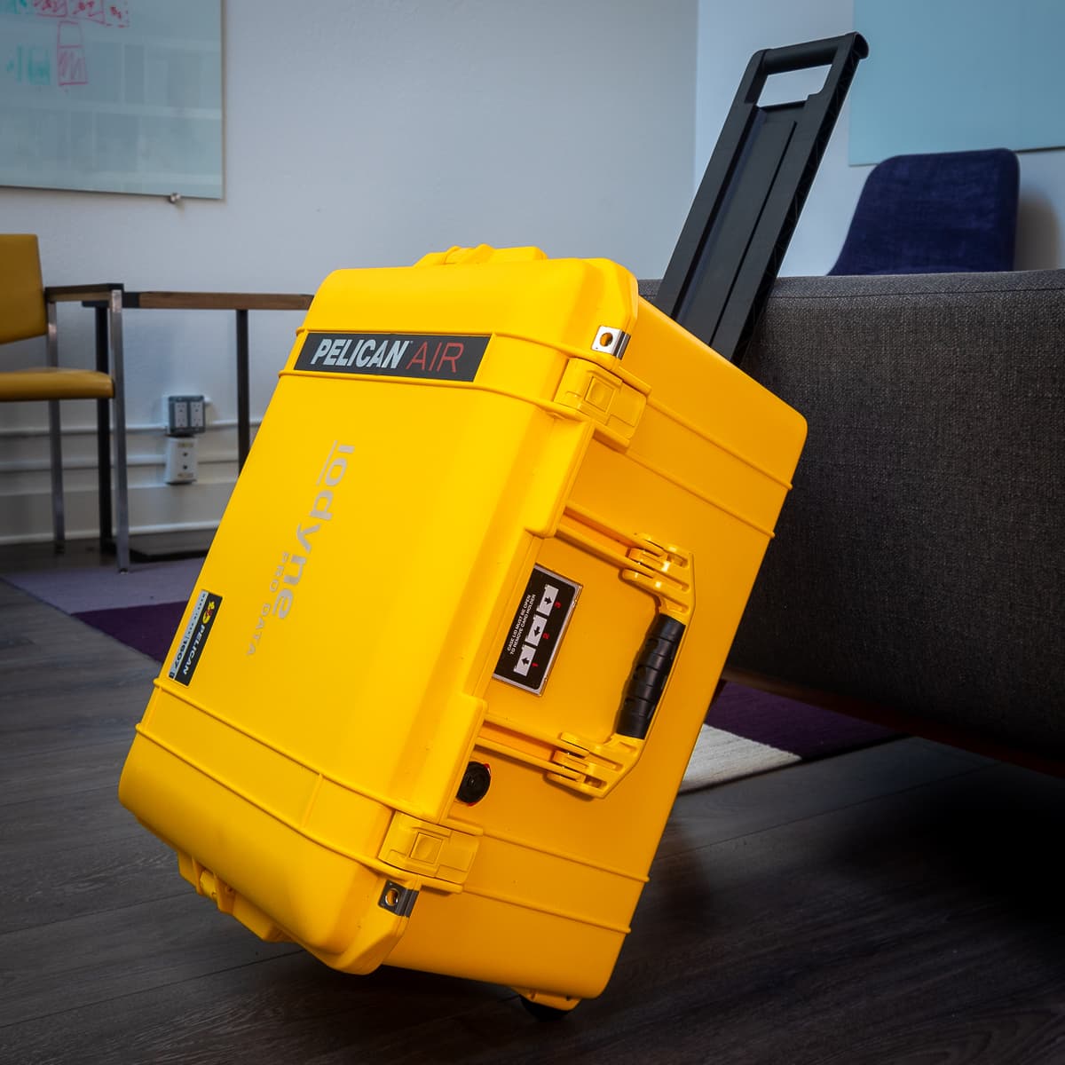 Iodyne Hard Case For 4x Pro Data and Accessories (Yellow)