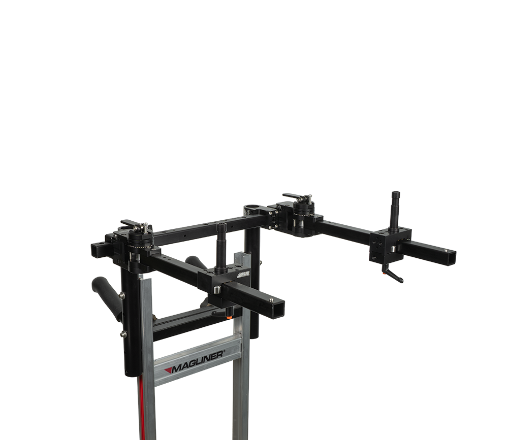 Upgrade Innovations Whaley Rail - Swing Arm Monitor Frame - Vertical Magliner