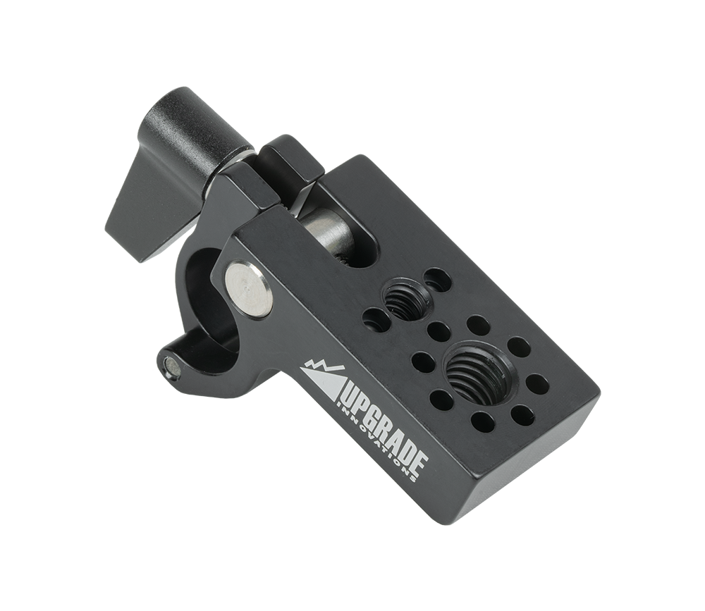 Upgrade Innovations Flip Open 15mm Rod Clamp to SmallHD 1/4 & Arri 3/8 Pin-Loc