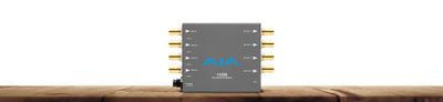 AJA 12GM 12G/6G/3G/1.5G HD/SD SDI Muxer/Demuxer for 4K/UltraHD/2K/HD/SD Audio/ Video with Quadrant to 2SI for 4K/UltraHD Bidirectional Conversion Support