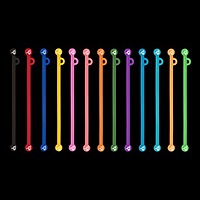 Wooden Camera Cine Mag Ties (Pack of 5) - 1