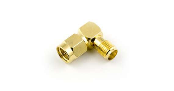 Lectrosonics Adapter, SMA Right Angle Male to Female for Antenna