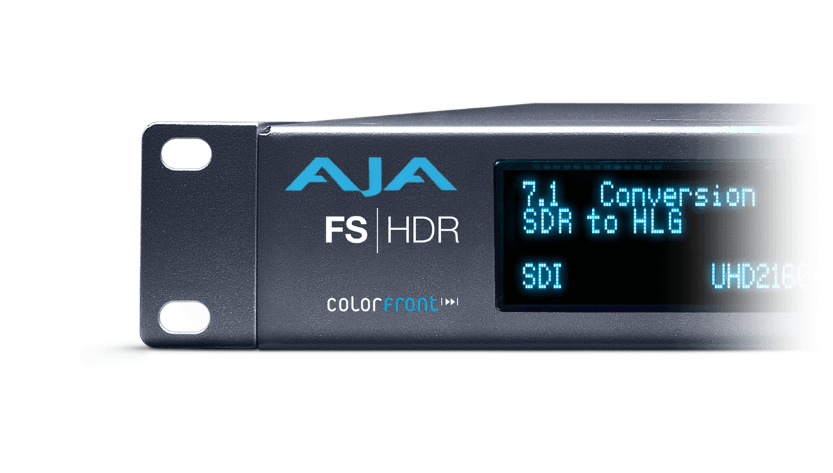 AJA FS-HDR HDR 4K/UltraHD/2K/HD Frame Sync/Converter for HDR/SDR Standards Conversion