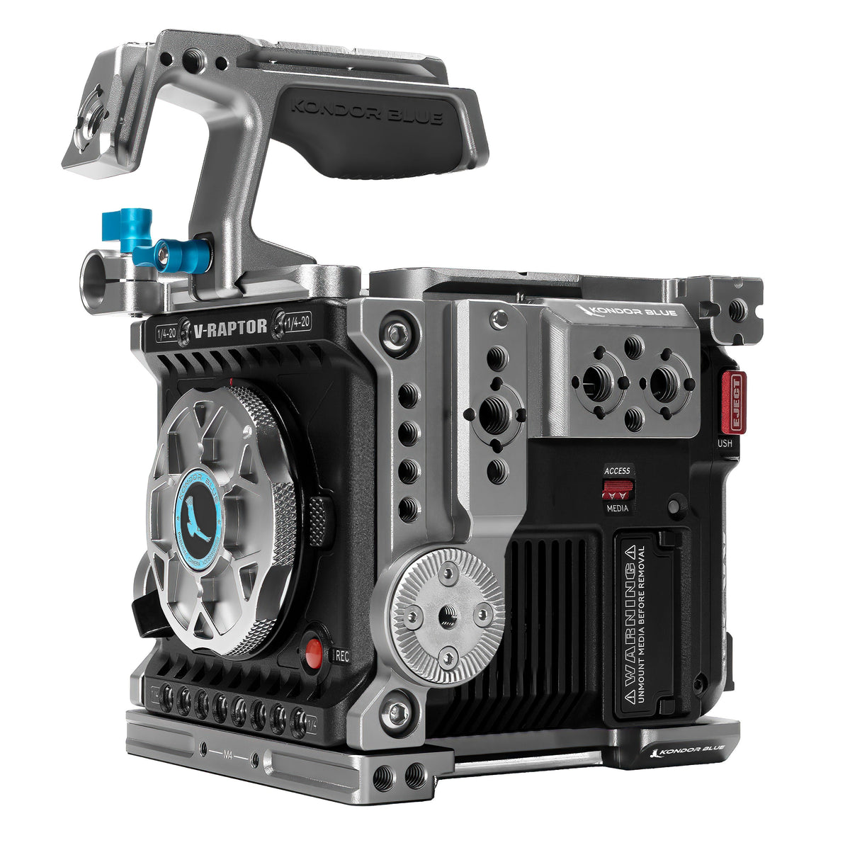 Kondor Blue RED V-RAPTOR Top U-Plate (Space Gray)