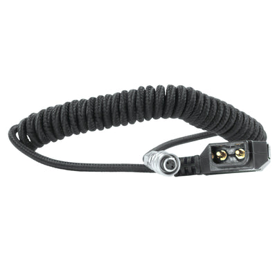 Kondor Blue Coiled D-Tap to BMPCC 4K/6KPro Power Cable for Blackmagic