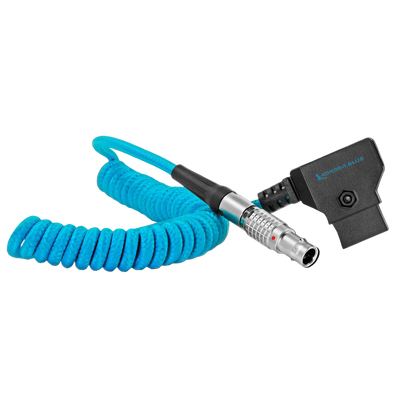 Kondor Blue D-TAP to LEMO 2-Pin 0B Male Power Cable (Straight)(Black)