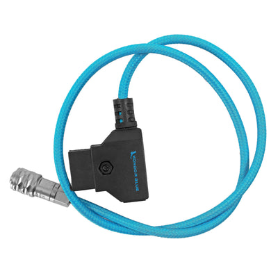 Kondor Blue D-Tap to BMPCC 4K/6K Pro Power Cable for Blackmagic (Raven Black)(20")