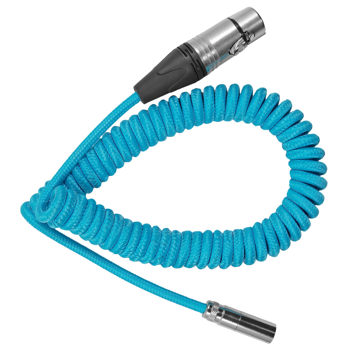 Kondor Blue Coiled Mini XLR to XLR for C70 & BMPCC4K/6K Pro (12"- 24")