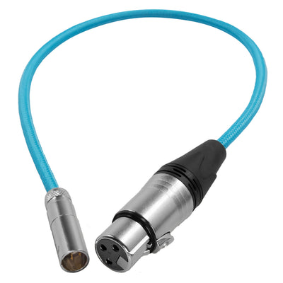 Kondor Blue Mini XLR to XLR for BMPCC 6K Pro/C70 Camera (Raven Black)(16")