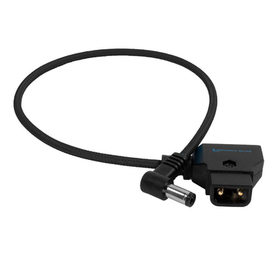 Kondor Blue 15" D-Tap to DC Right Angle Straight Cable (5.5 x 2.5mm) (Canon C70/Atomos)