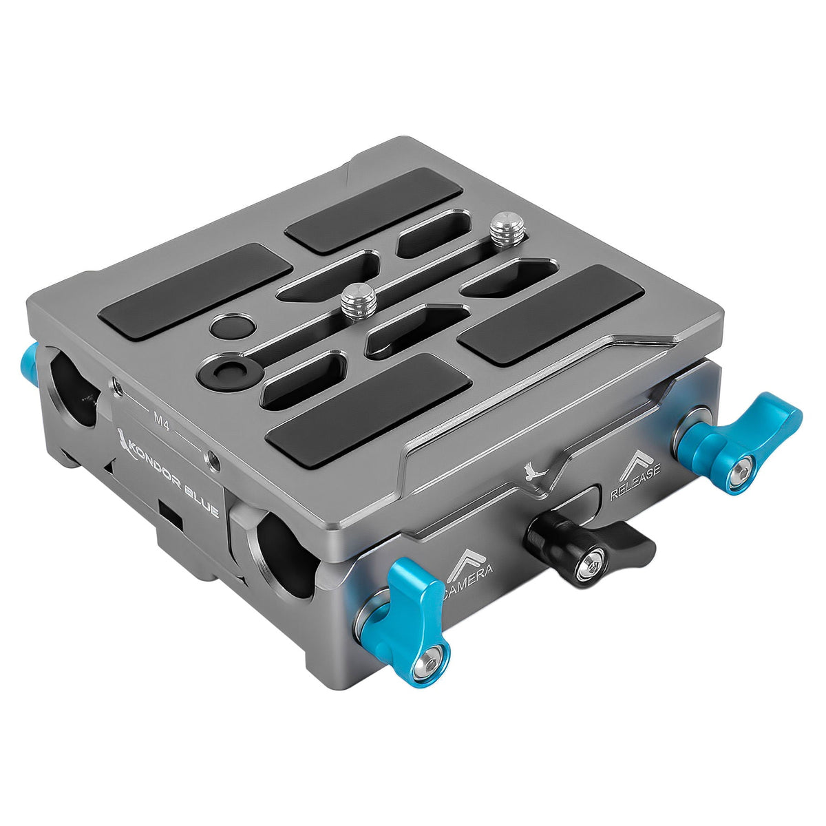 Kondor Blue LWS ARRI Bridge Plate For Cinema Cameras with With Riser for RED KOMODO (Space Gray)