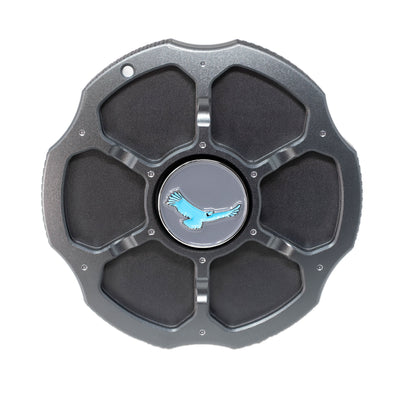 Kondor Blue M43/MFT Mount Cine Cap Metal Body Cap for Camera Lens Port (Space Gray)