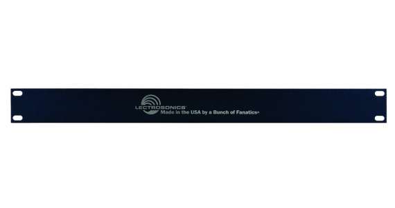 Lectrosonics Rack filler panel, single wide blank