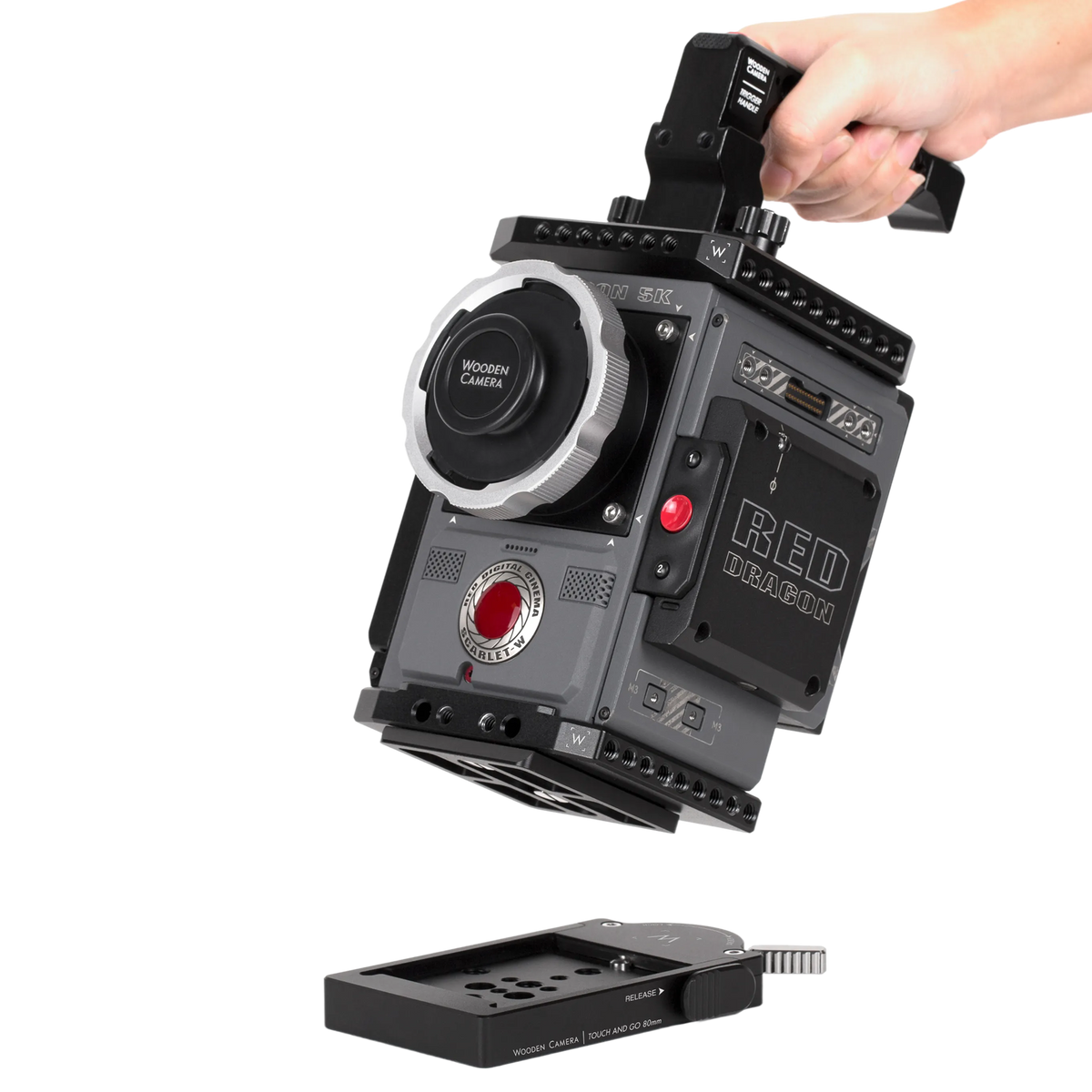 Wooden Camera Mini Touch and Go System (80mm Oconnor Euro, Sachtler 16, Ronford Baker Mini-RBQ Compatible)