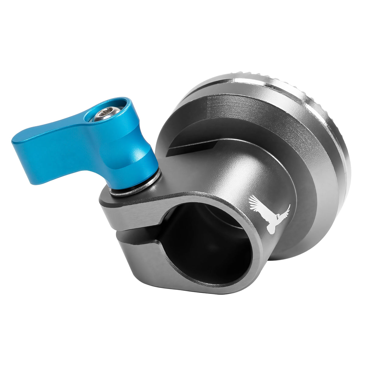 Kondor Blue Rosette Single Rod Clamp (Space Gray)