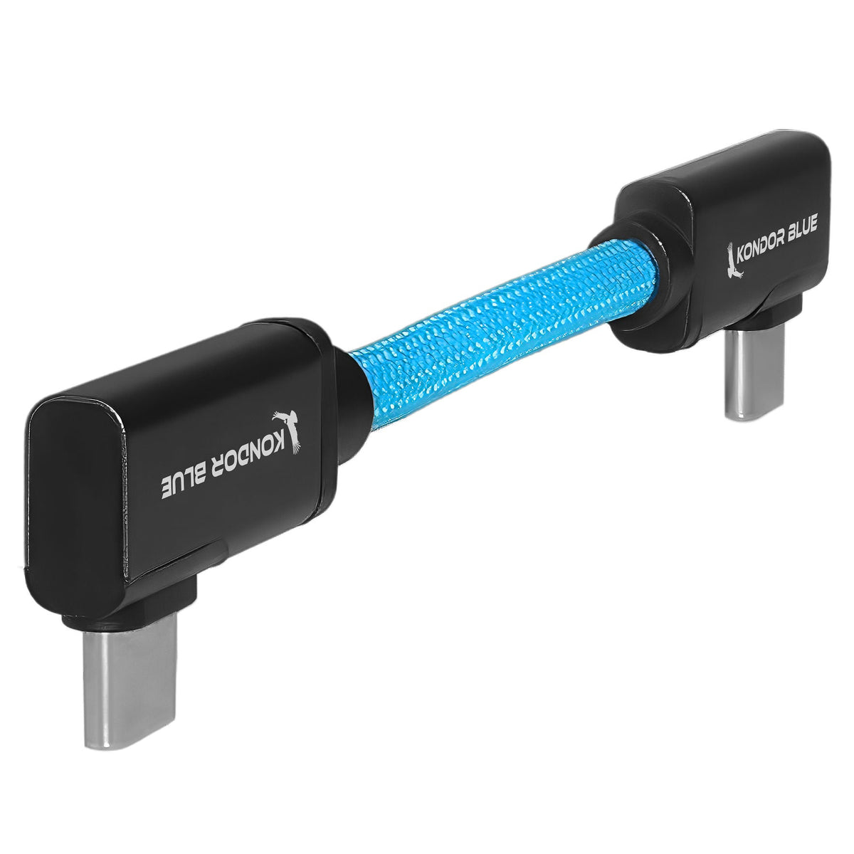 Kondor Blue 4" USB-C 3.2 Dual Right Angle Cable (Kondor Blue)