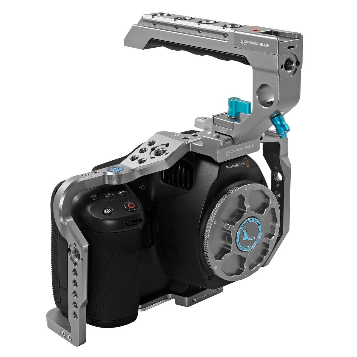 Kondor Blue Blackmagic Pocket 6K Pro & 6K G2 Cage - (Cage Only - Space Gray)