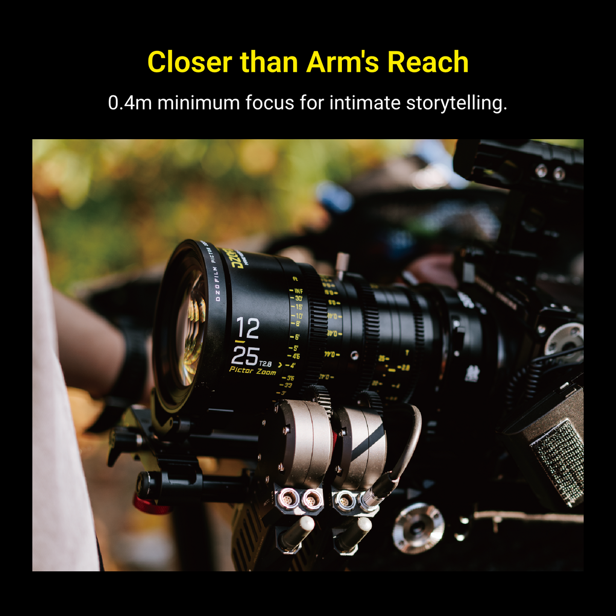 DZOFilm Pictor T2.8 Super35 Zoom 3-Lens Kit (PL & EF Mount, Black)