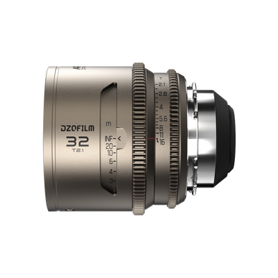 DZOFilm Arcana 32mm T2.1 Full-Frame 1.5X Hybrid Anamorphic Prime Lens (PL Mount, Feet)