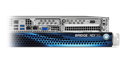 AJA BRIDGE NDI 3G High Density HD and 4K/UltraHD Conversion Gateway for SDI to NDI and NDI to SDI