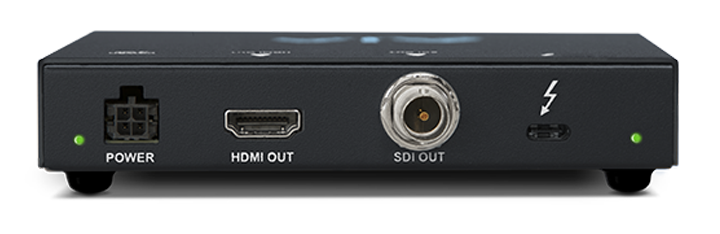 AJA T-TAP Pro 12G-SDI and HDMI v2.0 output 4K/HD with 12/10-bit and HDR (Thunderbolt cable not included)
