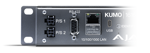 AJA KUMO 84W Power KUMO 6464 12G +12VDC Power Supply, for Redundant Operation or Spare Part