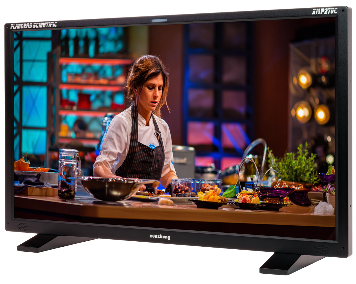 Flanders Scientific XMP270C Compact 26.5" HDR UHD QD-OLED Monitor with 12G/6G/3G/HD-SDI Inputs