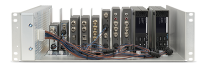 AJA DRM2-Plus(Passive) Redundant P/S Passive 3-RU Frame, Redundant Power Supply