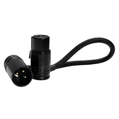 Kondor Blue Straight Low Profile Right Angle XLR Cable (Kondor Blue)