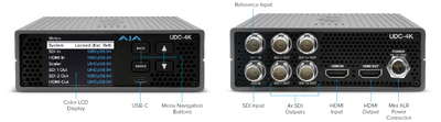 AJA UDC-4K 12G-SDI and HDMI 2.0 Up, Down, Cross-Conversion with Frame Sync