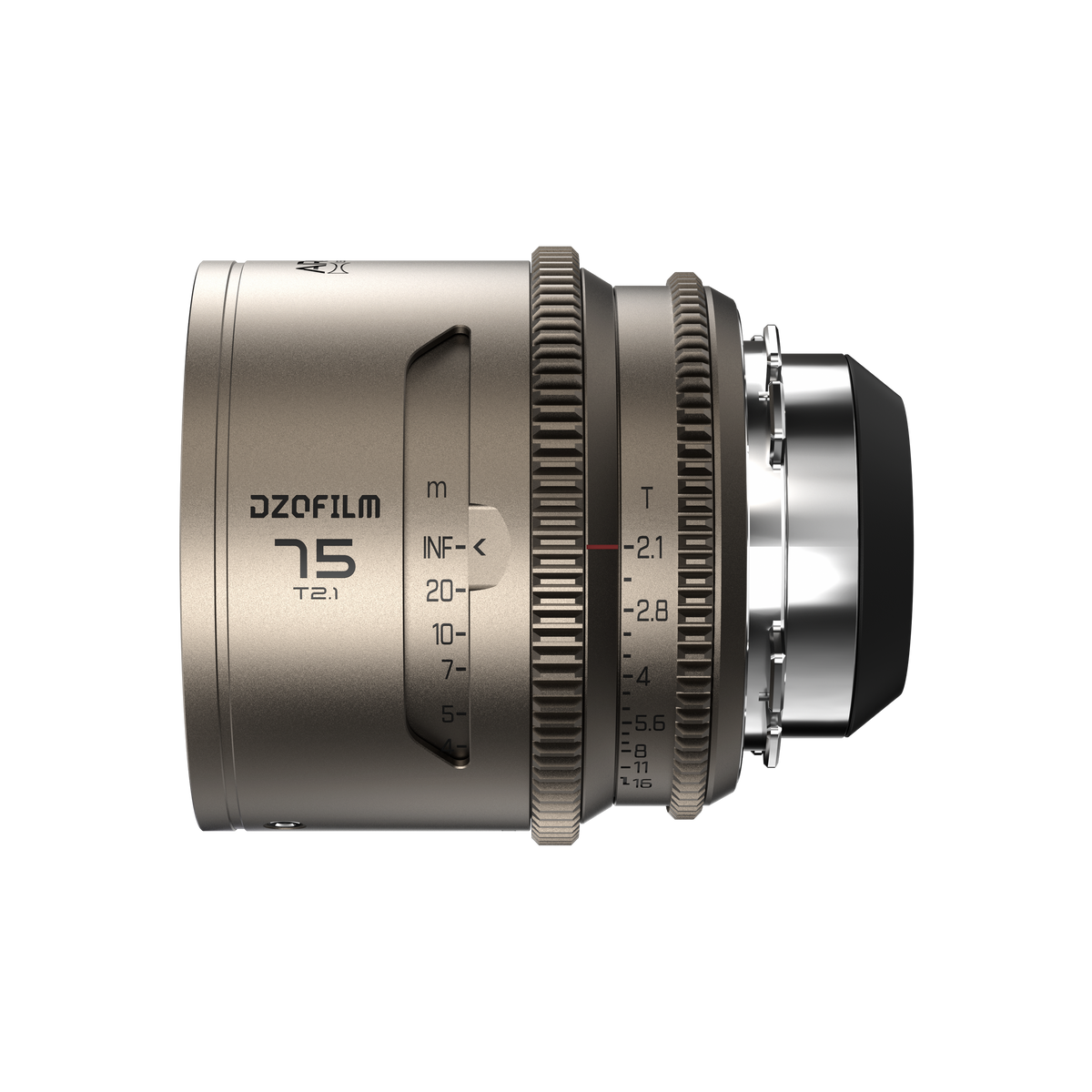 DZOFilm Arcana 75mm T2.1 Full-Frame 1.5X Hybrid Anamorphic Prime Lens (PL Mount, Feet)