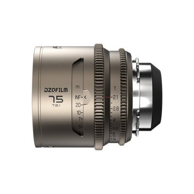 DZOFilm Arcana 75mm T2.1 Full-Frame 1.5X Hybrid Anamorphic Prime Lens (PL Mount, Feet)