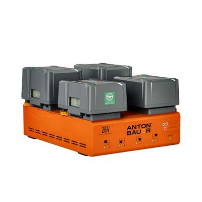 Anton/Bauer 26V LPD Quad Gold Mount Plus Discharger