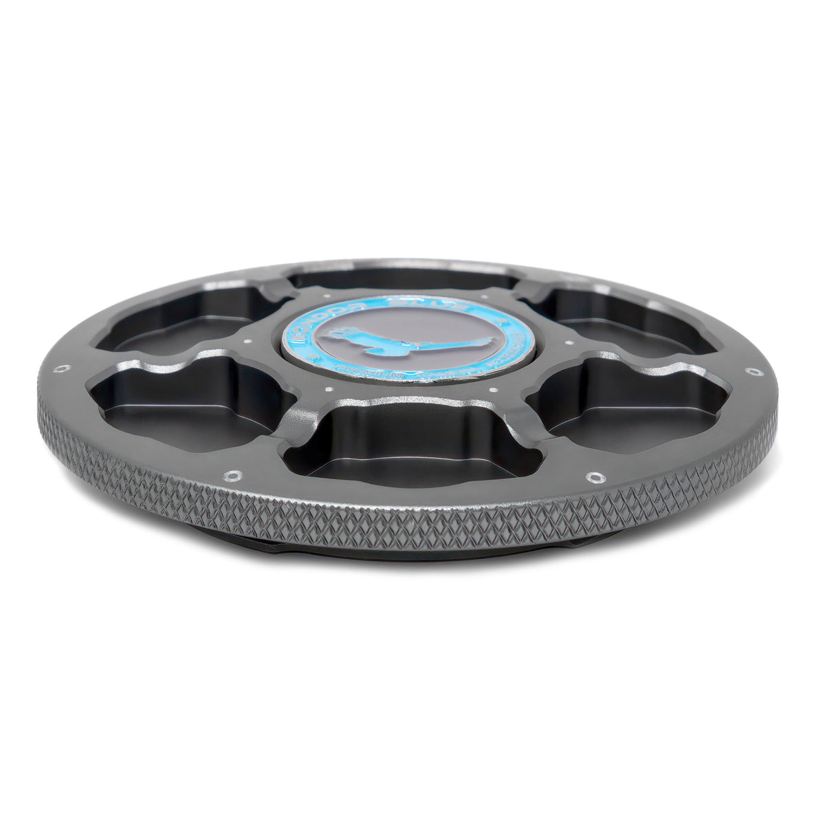 Kondor Blue Canon EF Cine Cap Metal Body Cap for Camera Lens Port (Space Gray)