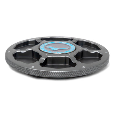 Kondor Blue Canon EF Cine Cap Metal Body Cap for Camera Lens Port (Space Gray)