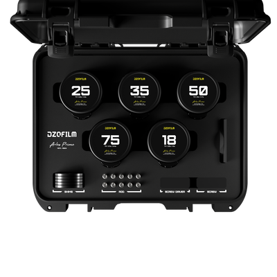 DZOFilm Arles FF/VV Prime Cine 5-Lens Set (ARRI PL)