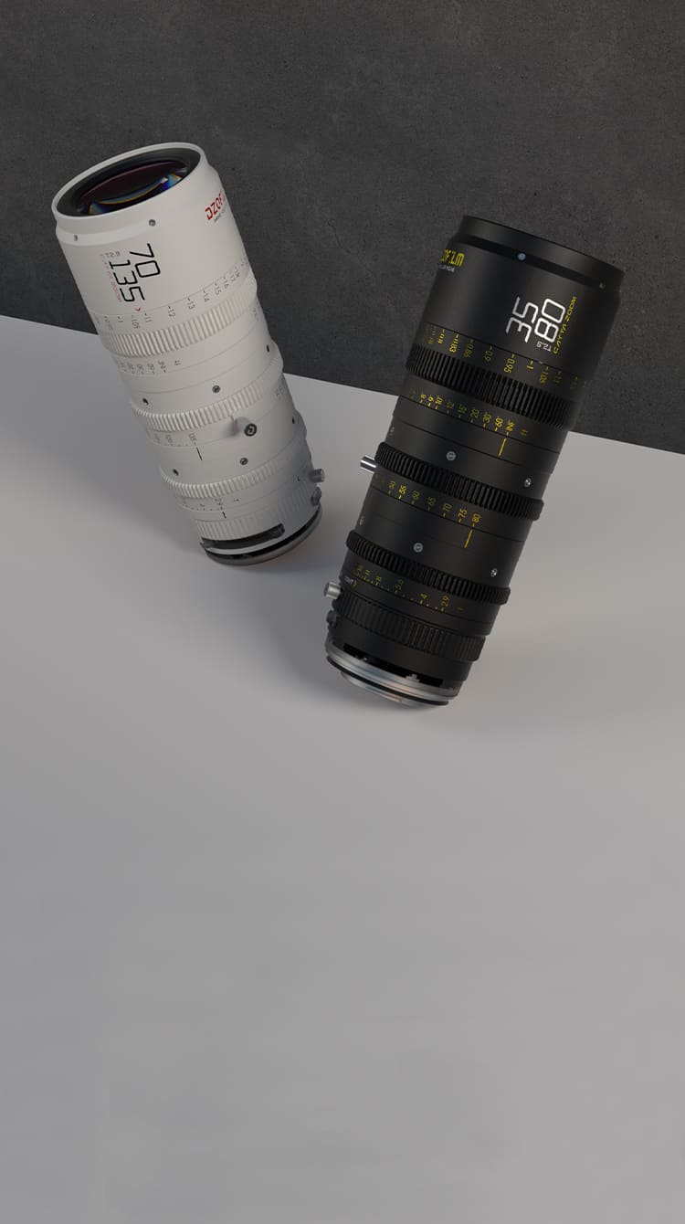 DZOFilm Catta 70-135mm T2.9 E-Mount Cine Zoom Lens (White)