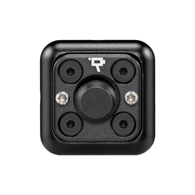 Wooden Camera Accessory Cube (3/8"-16) - 3/8"-16 Holes, 1/4"-20 Screw