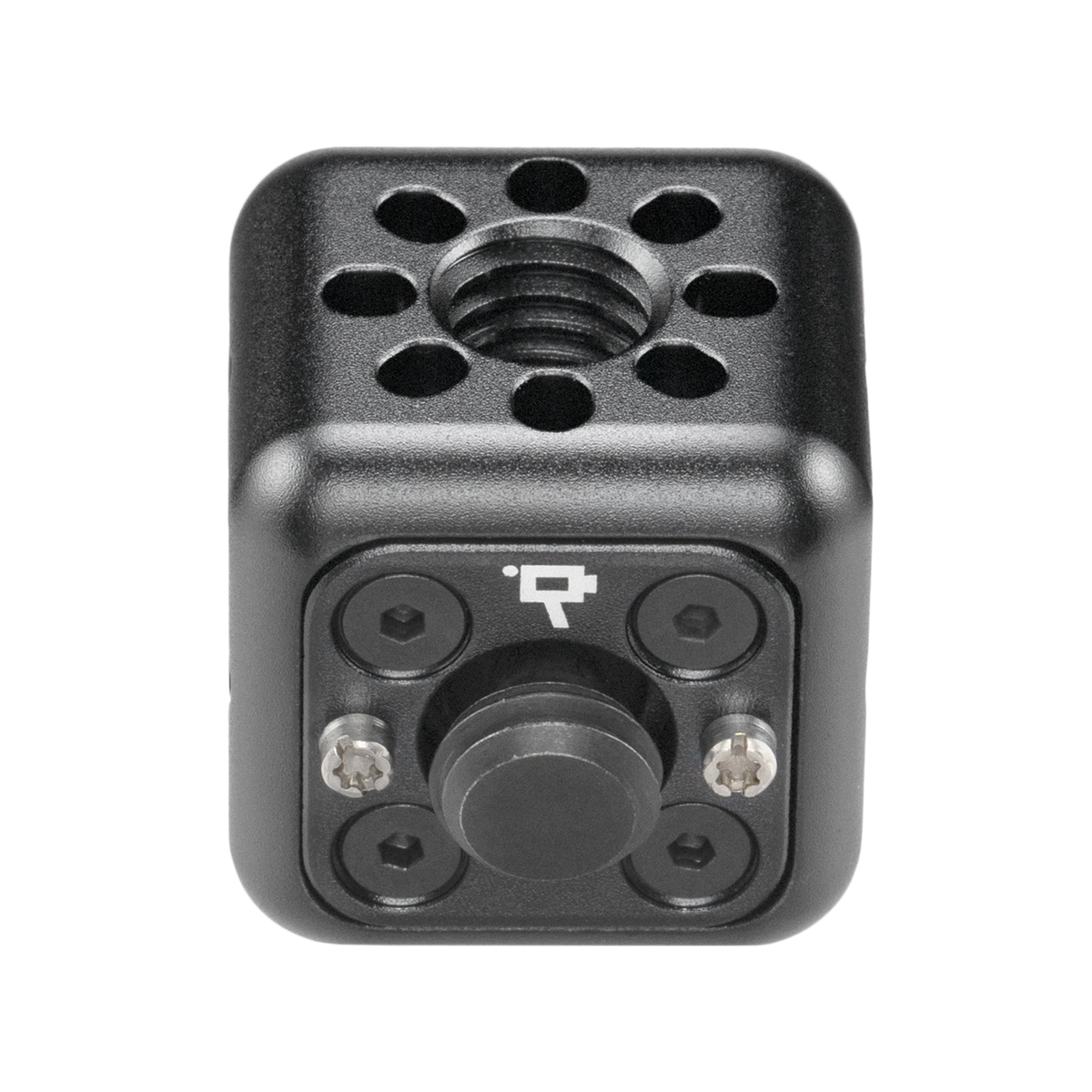 Wooden Camera Accessory Cube (3/8"-16) - 3/8"-16 Holes, 3/8"-16 Screw