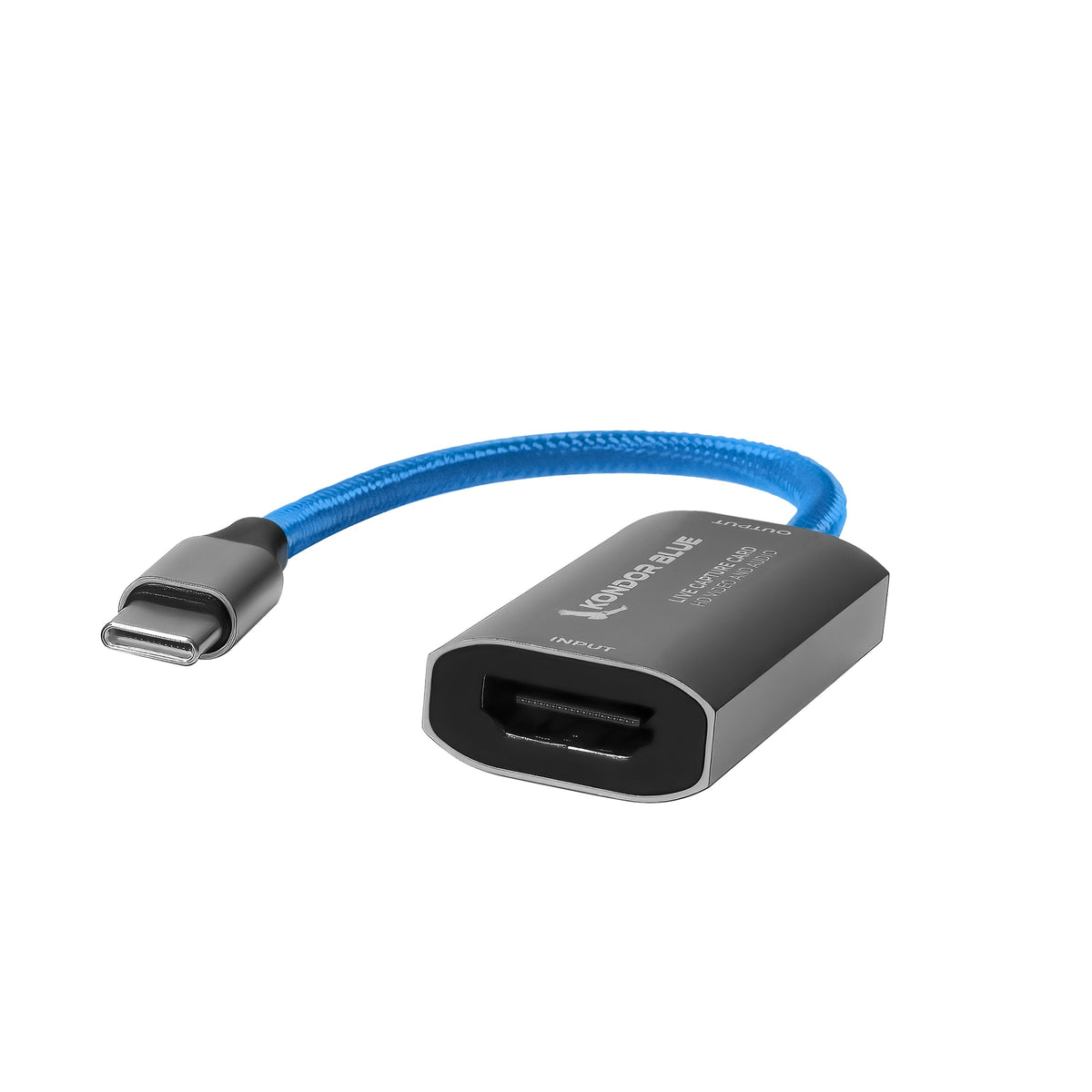 Kondor Blue HDMI TO USB C CAPTURE CARD FOR LIVE STREAMING VIDEO & AUDIO